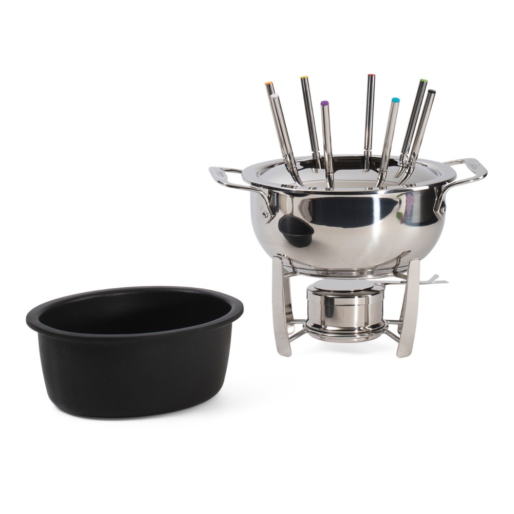 All Clad Stainless Steel Fondue Set